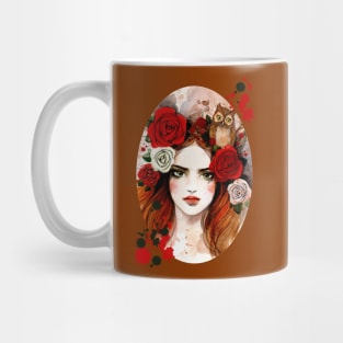 Floral Girl Mug